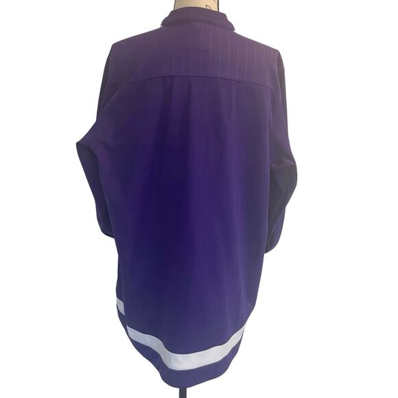 2014 ADIDAS TRACK JACKET ORLANDO CITY SOCCER TEAM SZ XL PURPLE/WHITE COLLECTIBLE - Picture 11 of 16